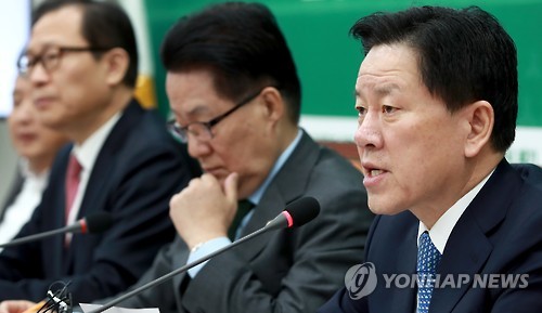 발언하는 주승용 원내대표