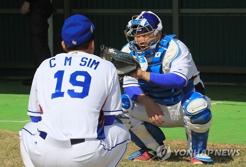 포수 양의지의 일일강습