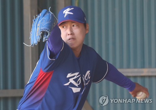 차우찬, 힘 있게 불펜피칭