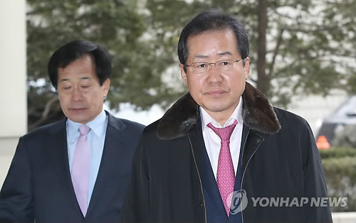 선고 앞둔 홍준표