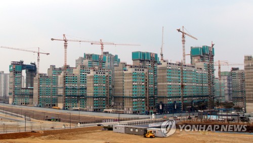 세종시서 신축 중인 아파트