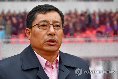 북한 여자축구 김광민 감독