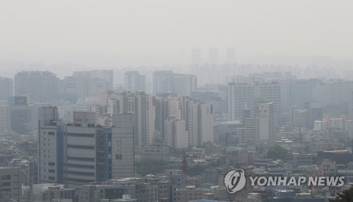 초미세먼지로 가려진 시야
