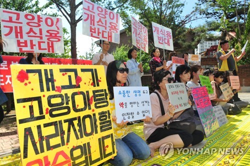 '세금으로 보신탕집 간판교체 지원 웬 말이냐'