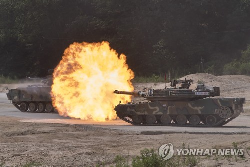 철원 포사격 훈련