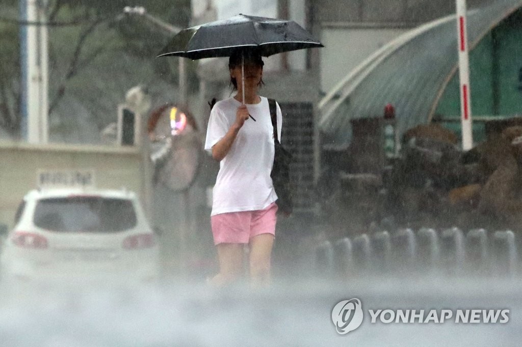 전남 지역에 폭우