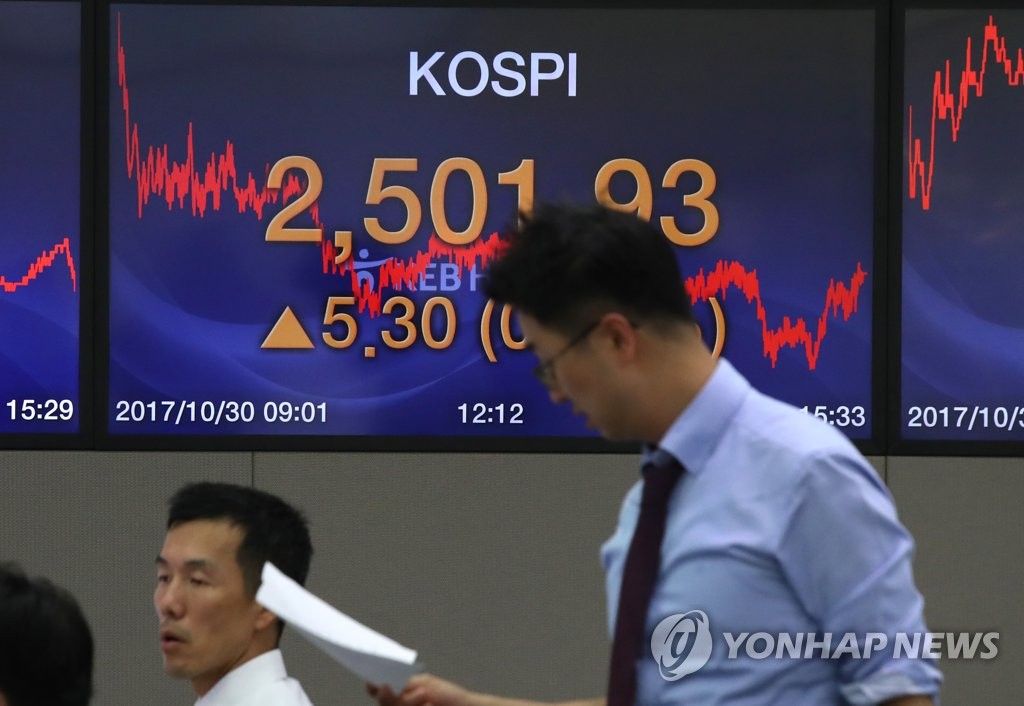코스피 2,500선 돌파