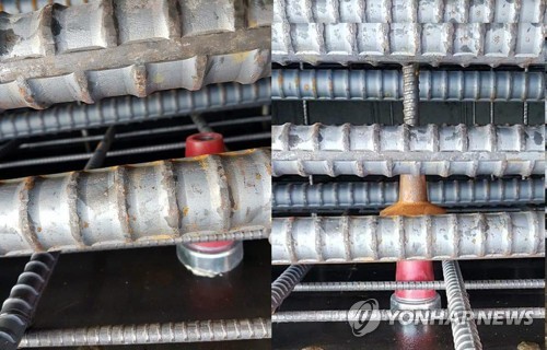 엘시티 건물 외벽 내부 고정장치 누락 의혹