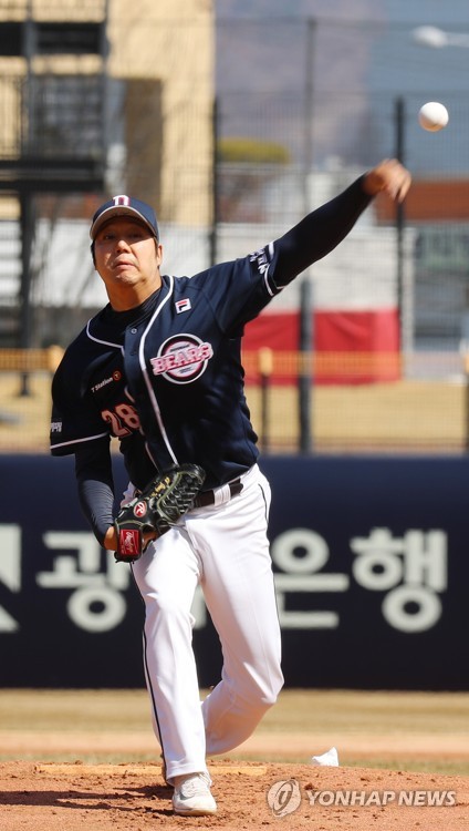 역투하는 장원준