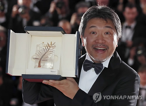 칸영화제 황금종려상에 日 고레에다 감독