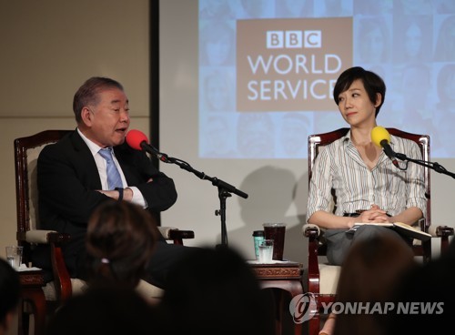 영국 BBC 시사 토론 프로그램 출연한 문정인