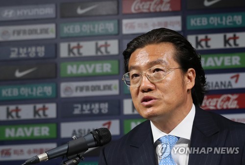 전력분석 담당 TSG를 총괄하는 김판곤 국가대표감독선임위원장