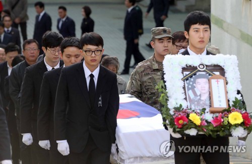 음주운전 피해자 윤창호씨 운구