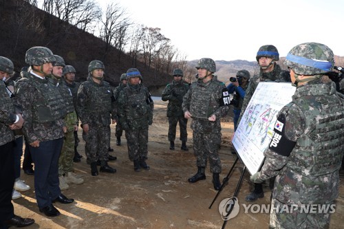국방부, 남북 도로 연결 현장 공개