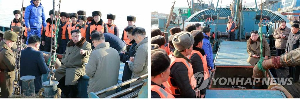 북한 김정은, 2주만에 공개활동…동해안 어업기지 잇달아 시찰