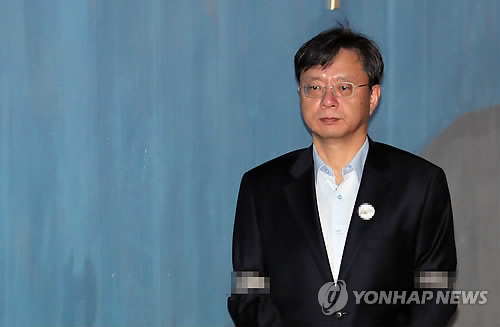 법정으로 향하는 우병우 전 민정수석