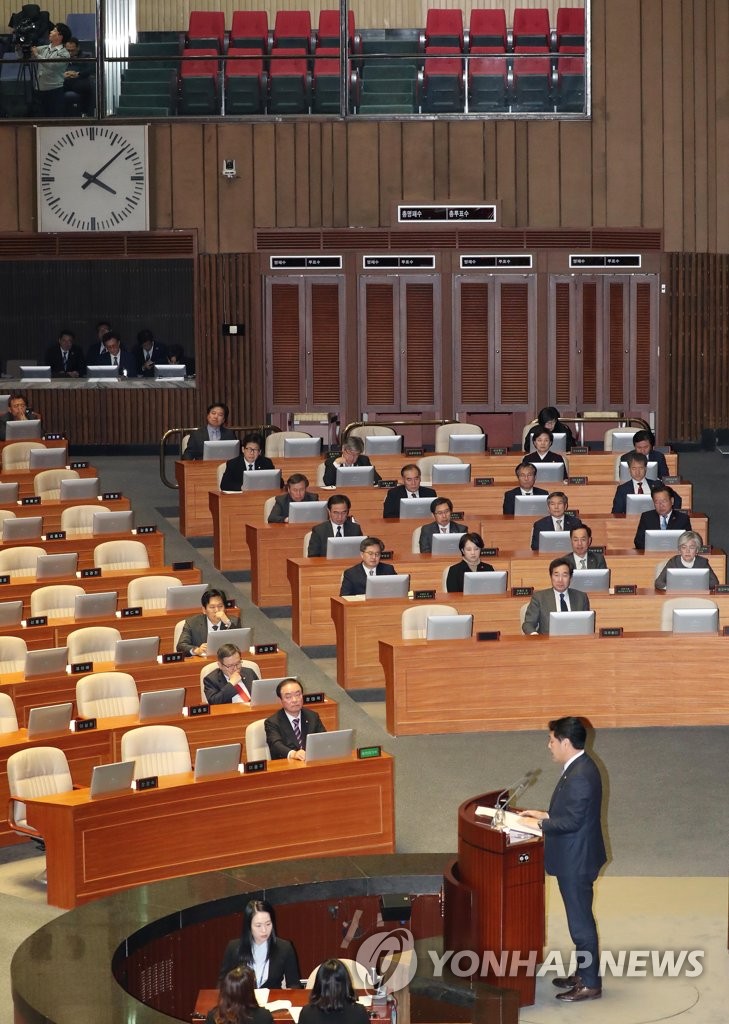국회 예산안 통과, 밤 지새는 난항