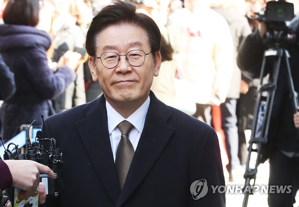 5차 공판 출석하는 이재명 경기지사