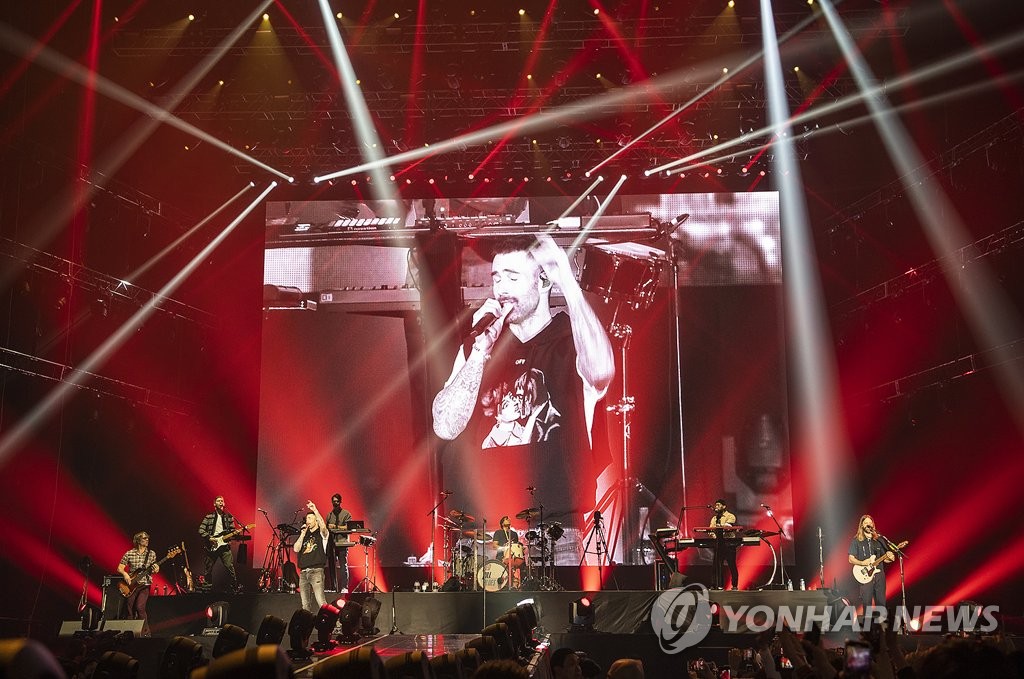 Maroon 5 concert in Seoul Maroon 5 concert in Seoul
