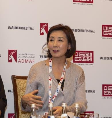 인터뷰 하는 나경원 스페셜올림픽코리아 명예회장