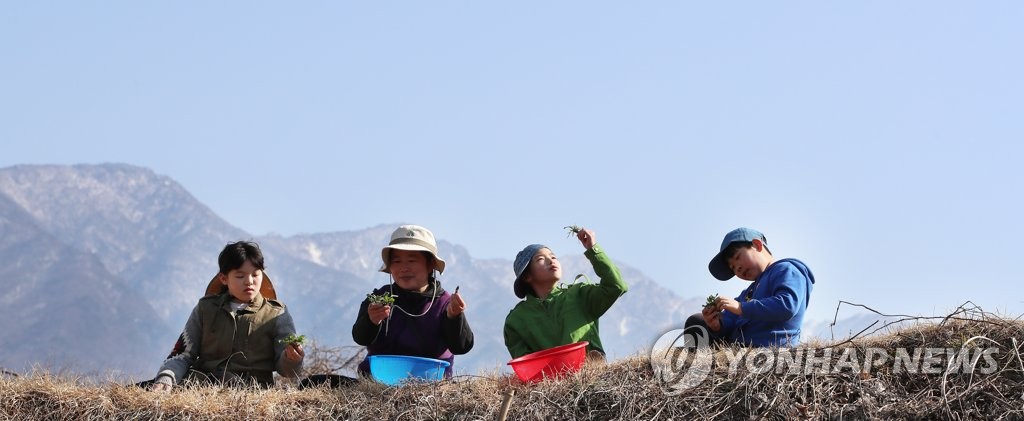 지리산 산골마을의 봄