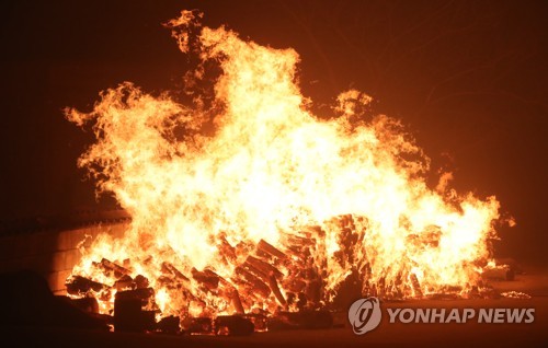 고성 산불…거센 불길