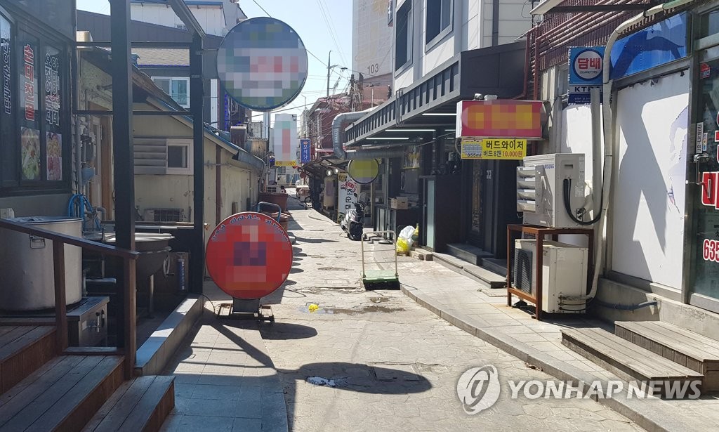 강원 산불 여파로 한산한 관광지