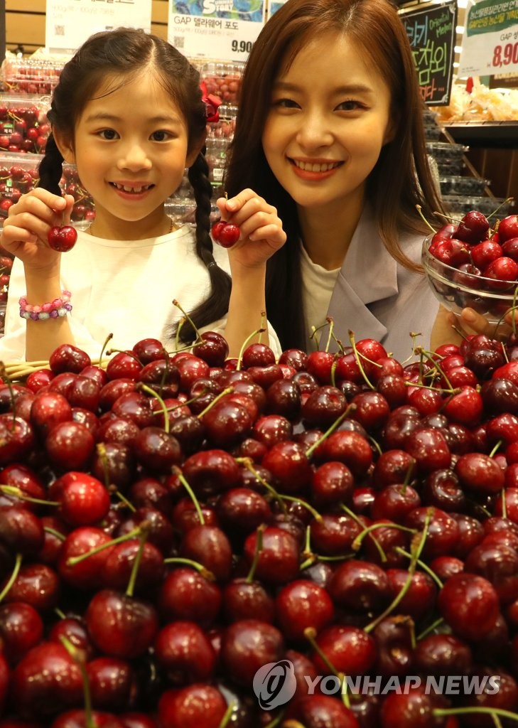 American-grown cherries at discount store American-grown cherries at discount store