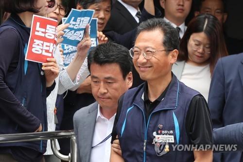 김명환 민주노총 위원장