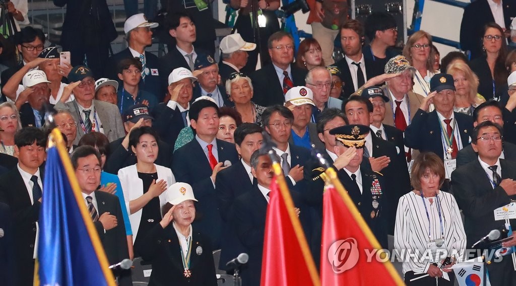 6.25 기념 행사 찾은 각국 참전 용사