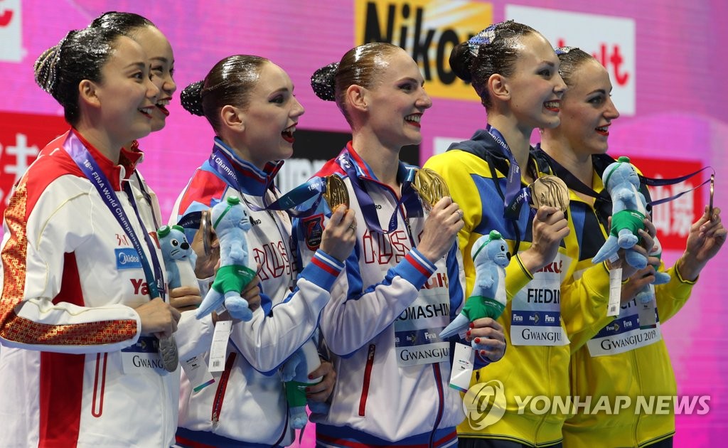 Synchronized swimming medalists Synchronized swimming medalists
