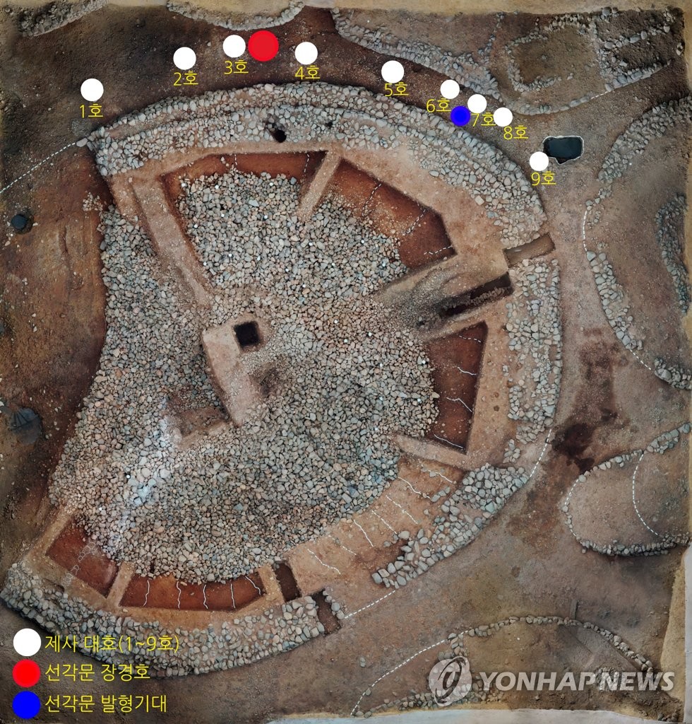 쪽샘 44호분서 토기에 새긴 신라 행렬도 발견
