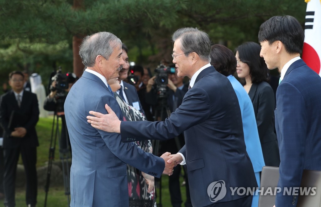 문 대통령과 주한미국대사