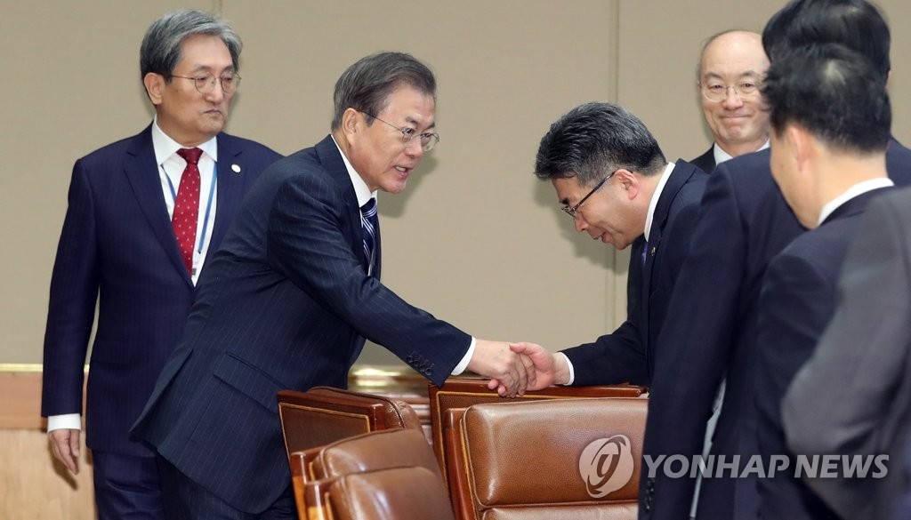 문 대통령과 경찰총장