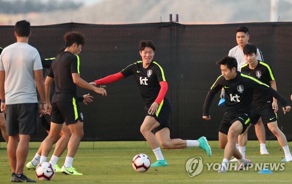 브라질전 대비 훈련 시작한 벤투호