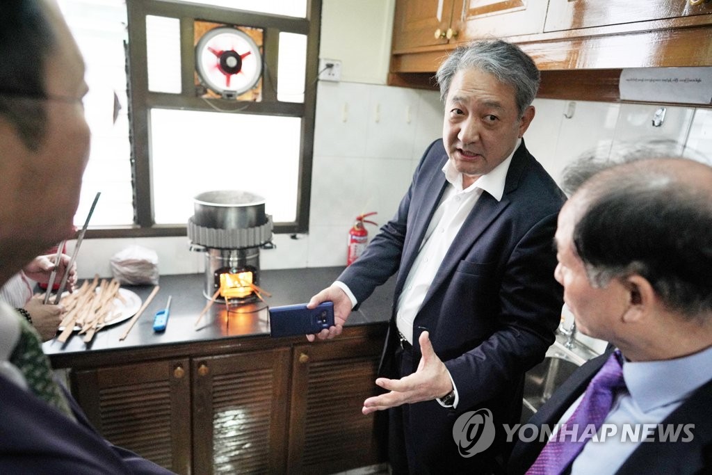 박천규 차관, 에코아이 미얀마 현지법인 방문