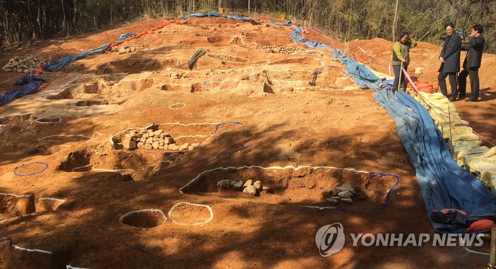 양동리고분군 발굴현장 공개