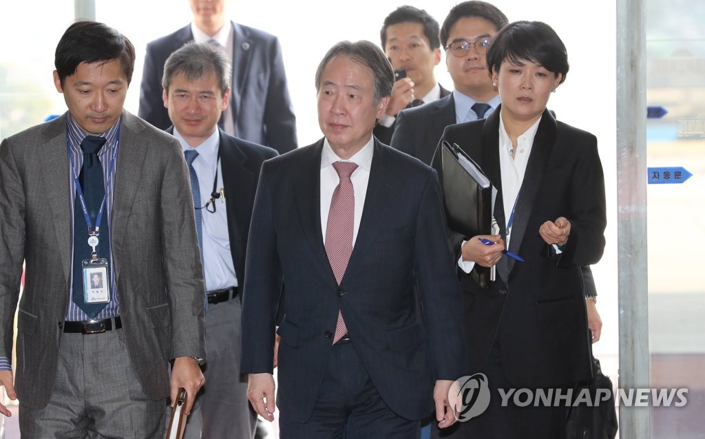 국회 방문한 도미타 고지 신임 주한일본대사