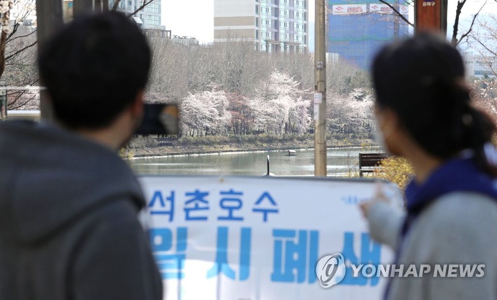 벚꽃은 폈지만