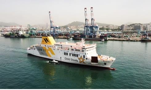 This photo, provided by Daesun Shipbuilding Engineering Co., shows a coastal passenger ship named "Gold Stella," built by the shipbuilder. (PHOTO NOT FOR SALE) (Yonhap))