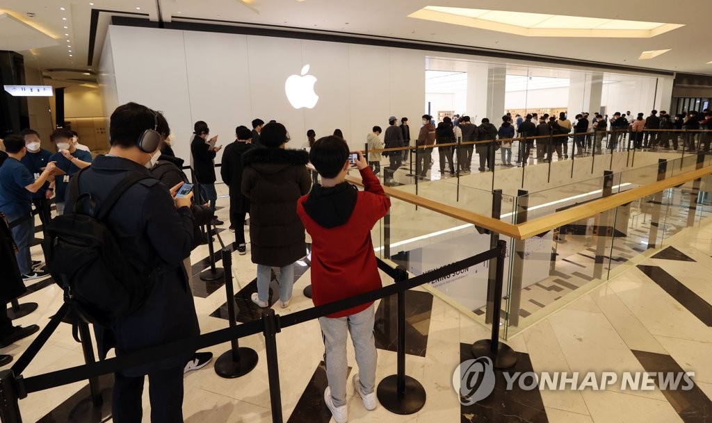 アップルストア韓国2号店オープン アップルストア韓国2号店オープン