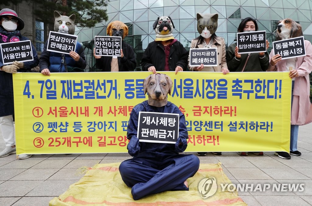 '차기 서울시장에게 동물 복지정책 촉구한다'