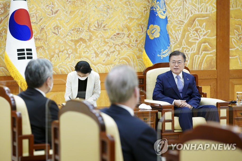 문 대통령, 성 김 미국 국무부 대북정책특별대표 접견 