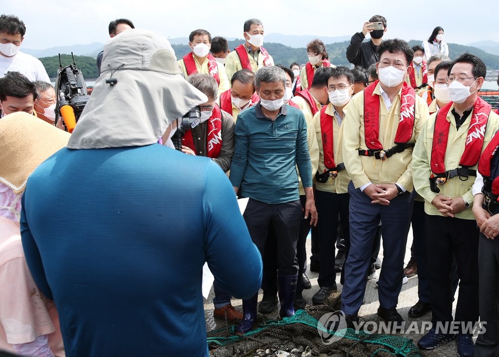 수해 현장 점검하는 송영길