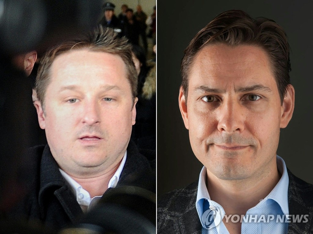 중국서 간첩 혐의로 억류됐다 풀려난 캐나다인들