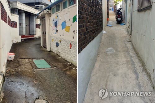 '어르신 넘어지면 어떡하나'…주민 손으로 골목 정비