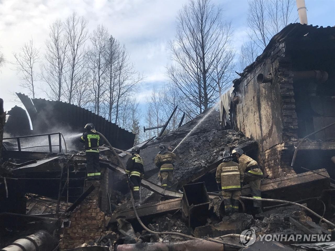 폭발 후 화재로 16명 숨진 러시아 중부 화약공장