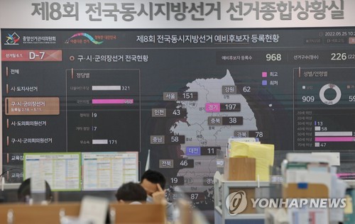 6·1 지방선거 D-7, 선거 준비 만전