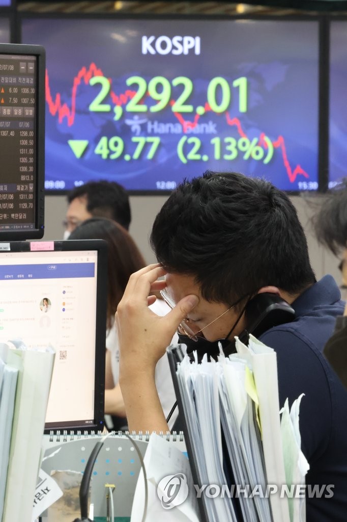 KOSPI collapses KOSPI collapses