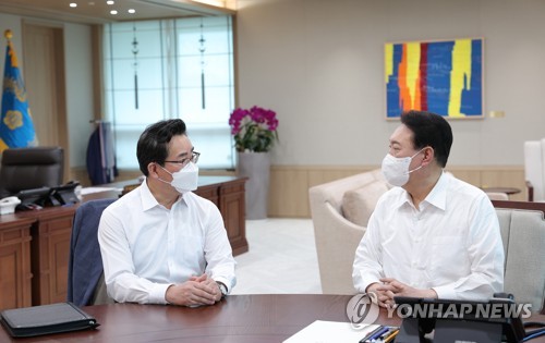 농식품부 업무보고 받는 윤석열 대통령